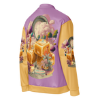 Unisex Bomberjacke Caramel Alien Flieder/apricot | Premium Streetwear Otto Strtwr