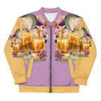 Unisex Bomberjacke Caramel Alien Flieder/apricot | Premium Streetwear Otto Strtwr