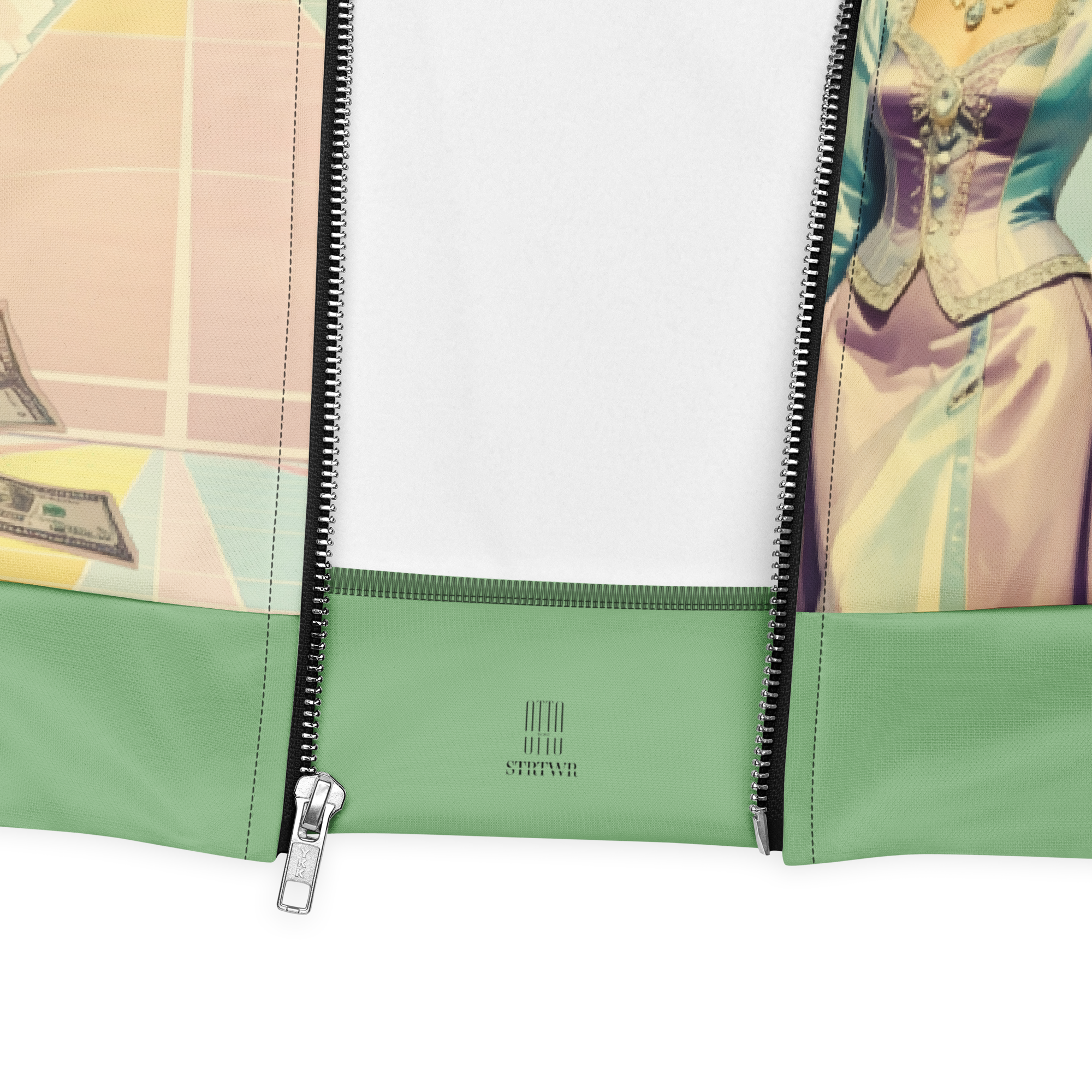 Unisex Bomberjacke Cheerleader City Lindgrün | Premium Streetwear Otto Strtwr