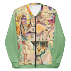 Unisex Bomberjacke Cheerleader City Lindgrün | Premium Streetwear Otto Strtwr