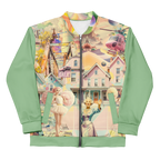 Unisex Bomberjacke Cheerleader City Lindgrün | Premium Streetwear Otto Strtwr