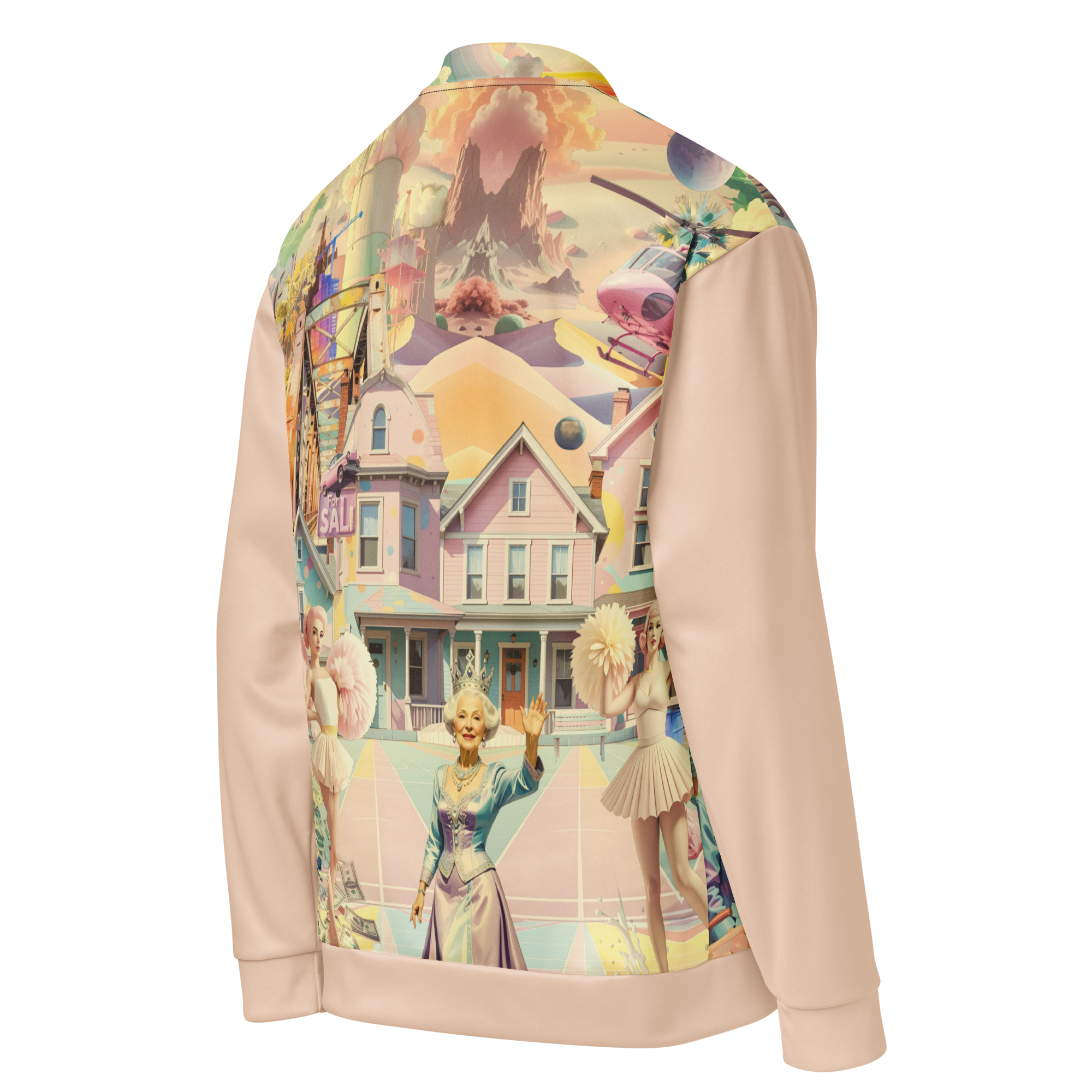 Unisex Bomberjacke Cheerleader City Zartrose | Premium Streetwear Otto Strtwr