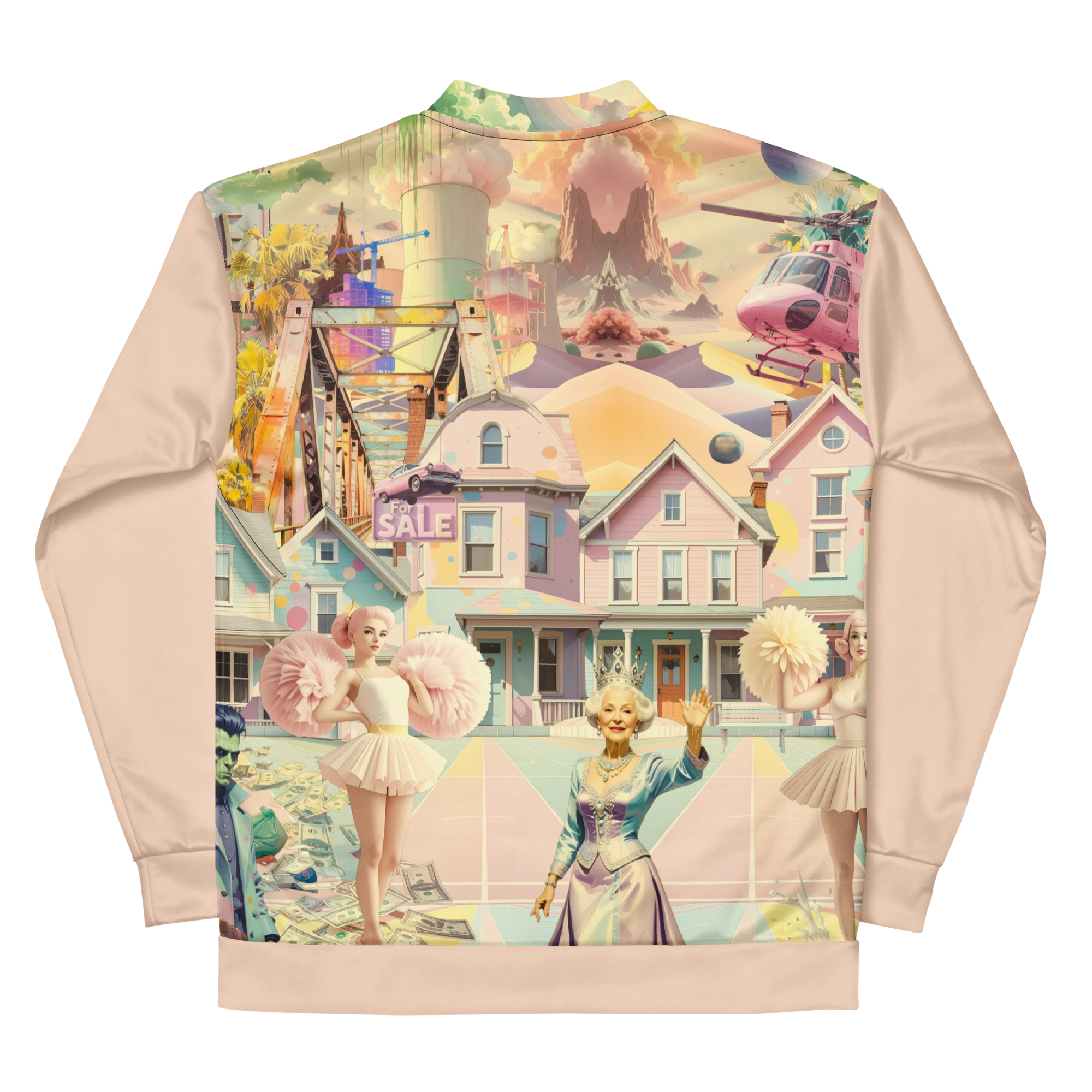 Unisex Bomberjacke Cheerleader City Zartrose | Premium Streetwear Otto Strtwr