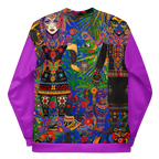 Unisex Bomberjacke Folklore Dancer Helles Violett | Premium Streetwear Otto Strtwr