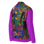 Unisex Bomberjacke Folklore Dancer Helles Violett | Premium Streetwear Otto Strtwr