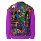 Unisex Bomberjacke Folklore Dancer Helles Violett | Premium Streetwear Otto Strtwr