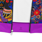 Unisex Bomberjacke Folklore Dancer Helles Violett | Premium Streetwear Otto Strtwr