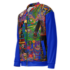 Unisex Bomberjacke Folklore Dancer Tiefblau | Premium Streetwear Otto Strtwr