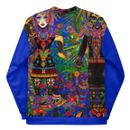 Unisex Bomberjacke Folklore Dancer Tiefblau | Premium Streetwear Otto Strtwr