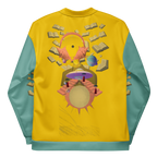 Unisex Bomberjacke Poetry Of Sea Gelb/helles Petrol | Premium Streetwear Otto Strtwr