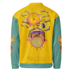 Unisex Bomberjacke Poetry Of Sea Gelb/helles Petrol | Premium Streetwear Otto Strtwr