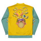 Unisex Bomberjacke Poetry Of Sea Gelb/helles Petrol | Premium Streetwear Otto Strtwr