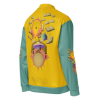 Unisex Bomberjacke Poetry Of Sea Gelb/helles Petrol | Premium Streetwear Otto Strtwr