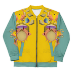 Unisex Bomberjacke Poetry Of Sea Gelb/helles Petrol | Premium Streetwear Otto Strtwr