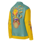 Unisex Bomberjacke Poetry Of Sea Helles Petrol/gelb | Premium Streetwear Otto Strtwr