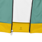 Unisex Bomberjacke Poetry Of Sea Helles Petrol/gelb | Premium Streetwear Otto Strtwr