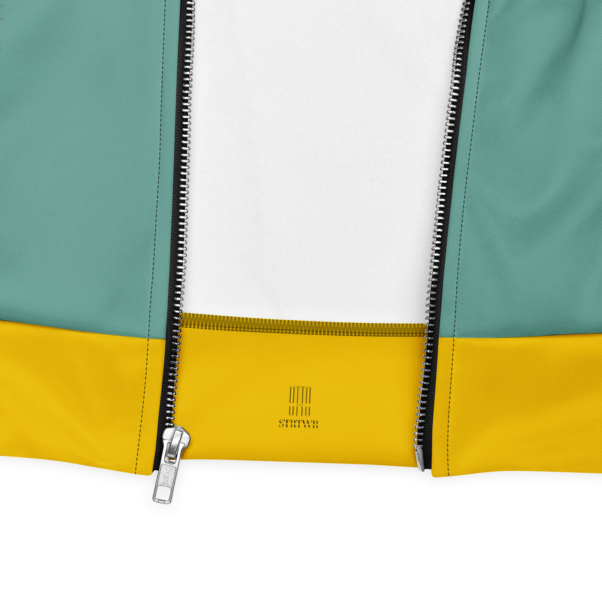 Unisex Bomberjacke Poetry Of Sea Helles Petrol/gelb | Premium Streetwear Otto Strtwr