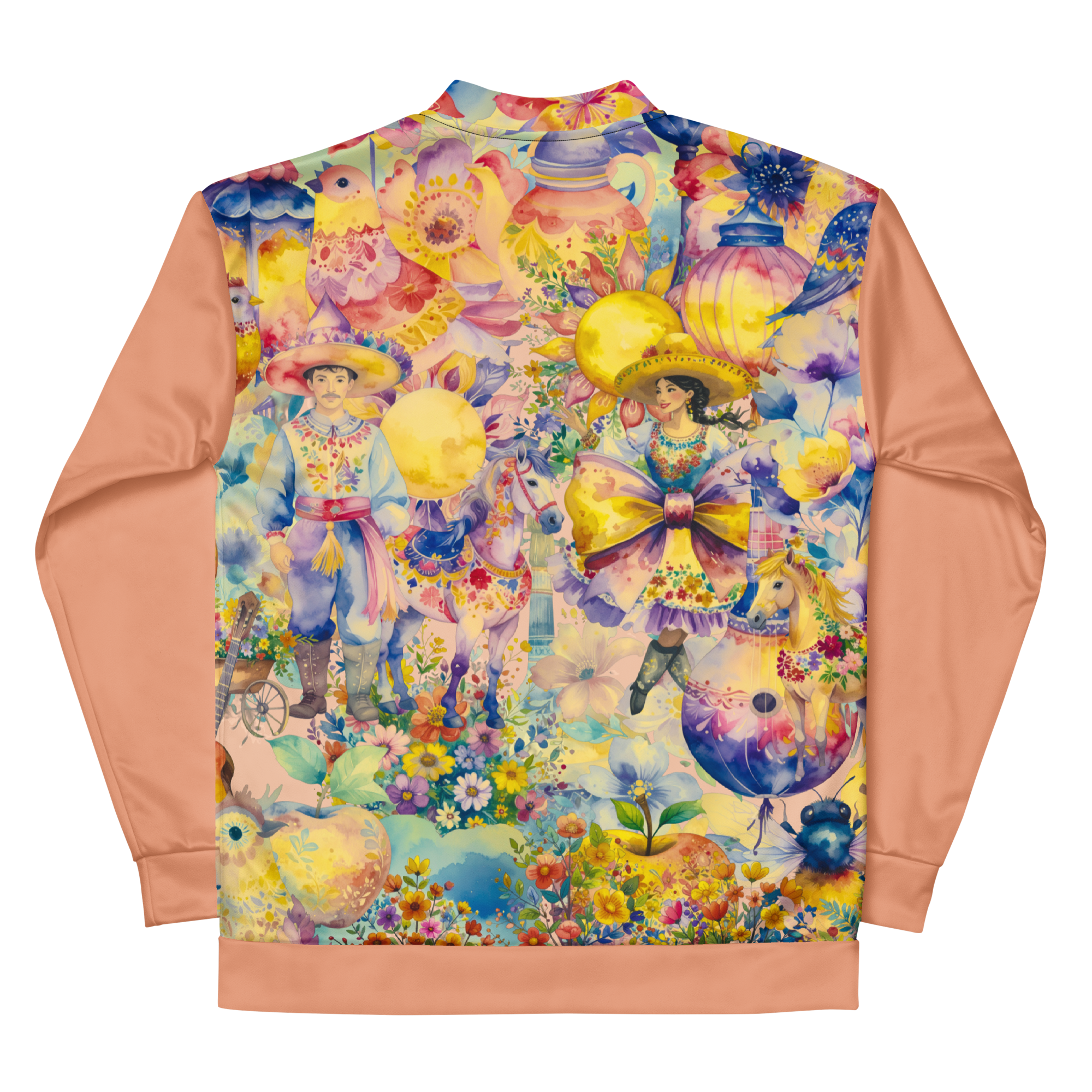 Unisex Bomberjacke The Mexican Guy Peach | Premium Streetwear Otto Strtwr
