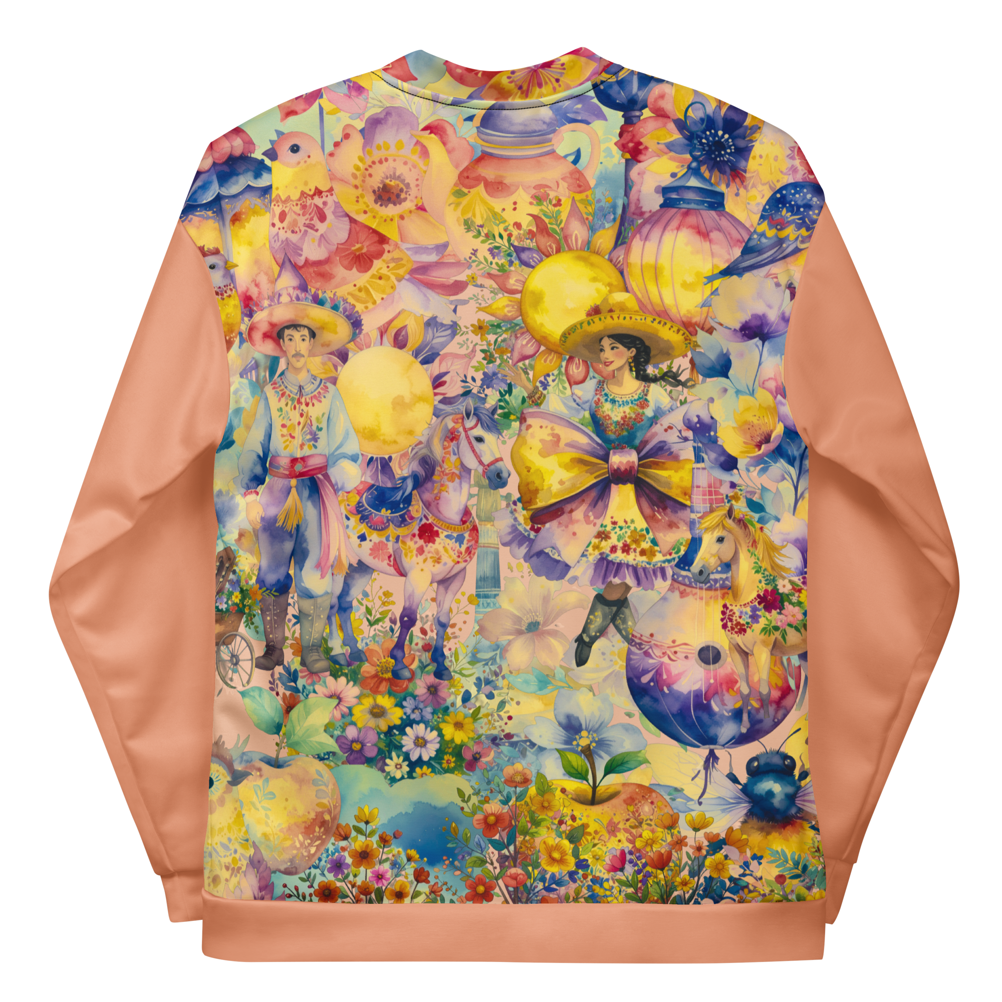 Unisex Bomberjacke The Mexican Guy Peach | Premium Streetwear Otto Strtwr