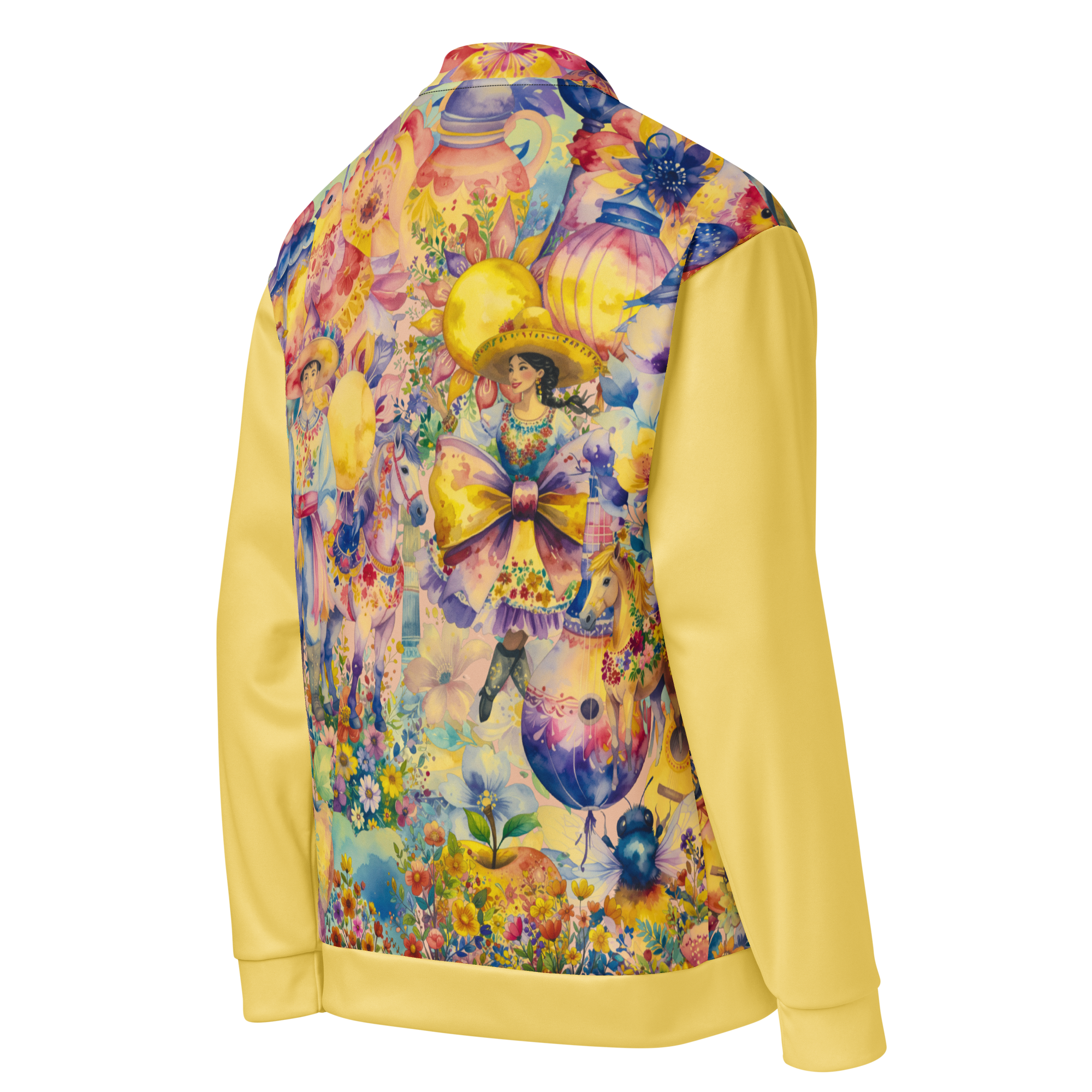 Unisex Bomberjacke The Mexican Guy Zitronengelb | Premium Streetwear Otto Strtwr