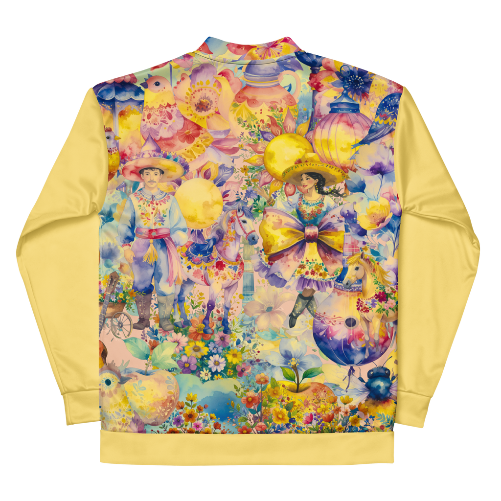 Unisex Bomberjacke The Mexican Guy Zitronengelb | Premium Streetwear Otto Strtwr