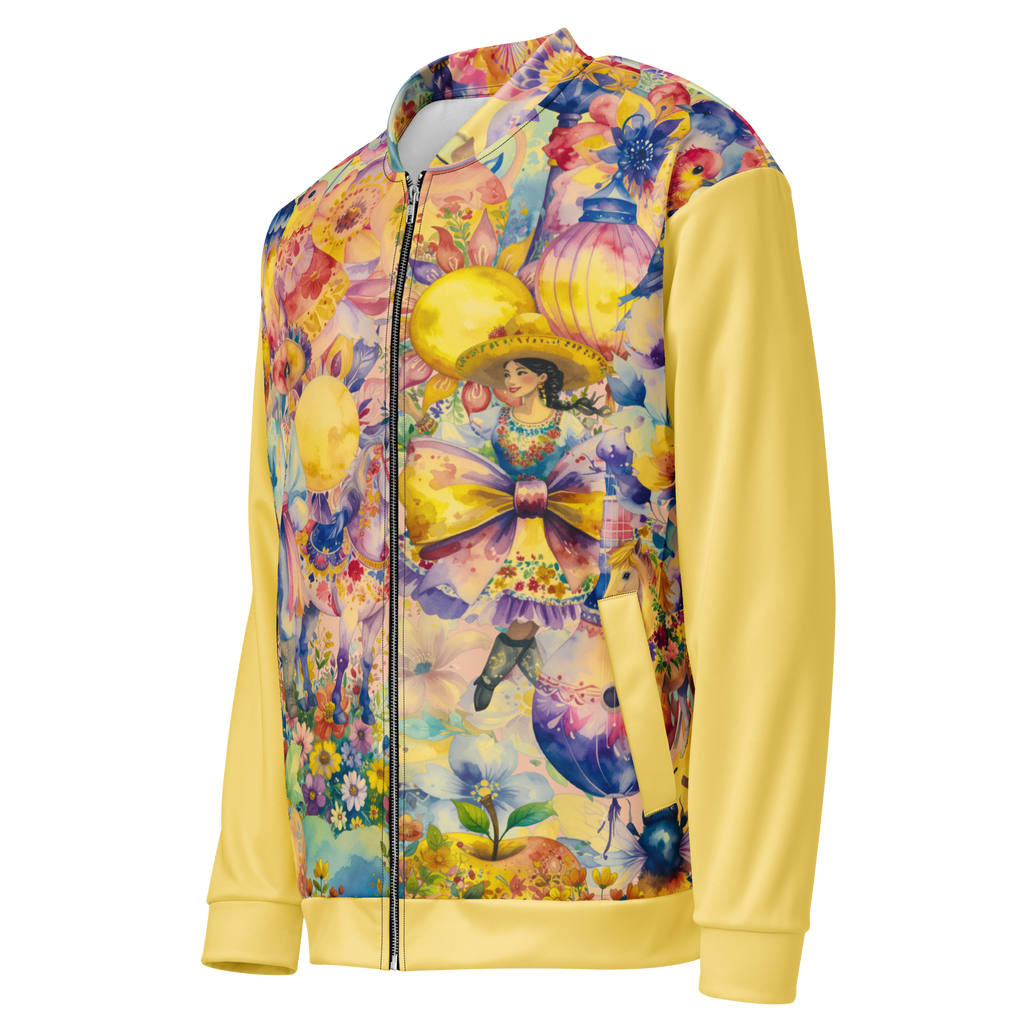 Unisex Bomberjacke The Mexican Guy Zitronengelb | Premium Streetwear Otto Strtwr