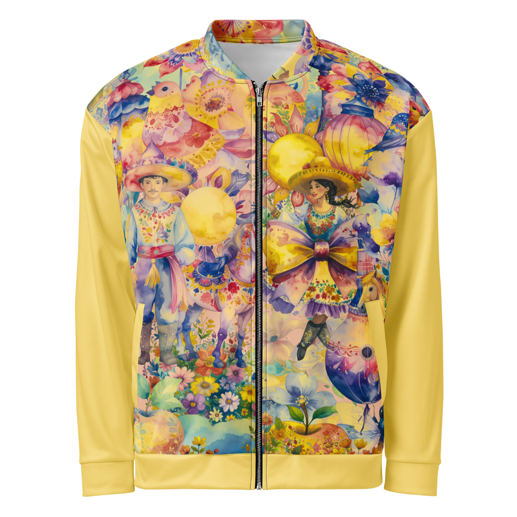 Unisex Bomberjacke The Mexican Guy Zitronengelb | Premium Streetwear Otto Strtwr