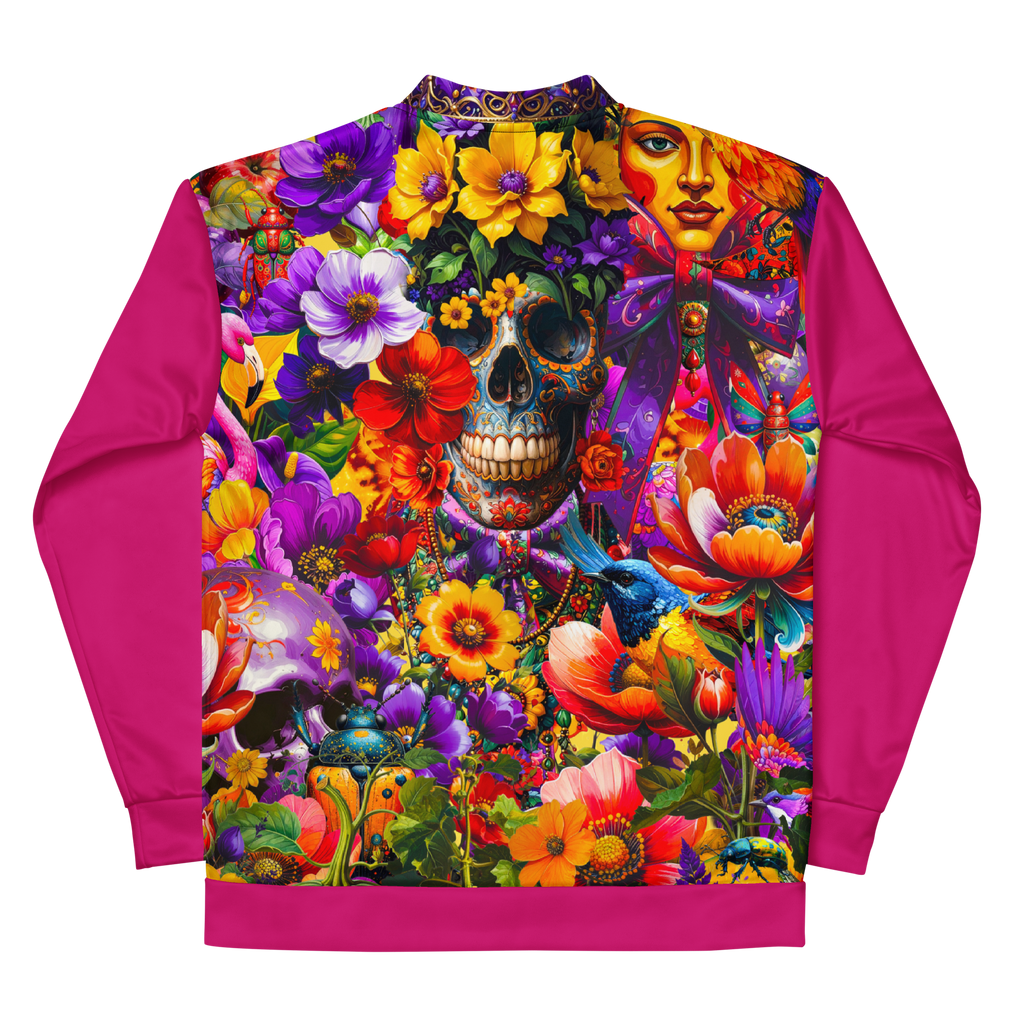 Unisex Bomberjacke Viva La Frida Magenta | Premium Streetwear Otto Strtwr