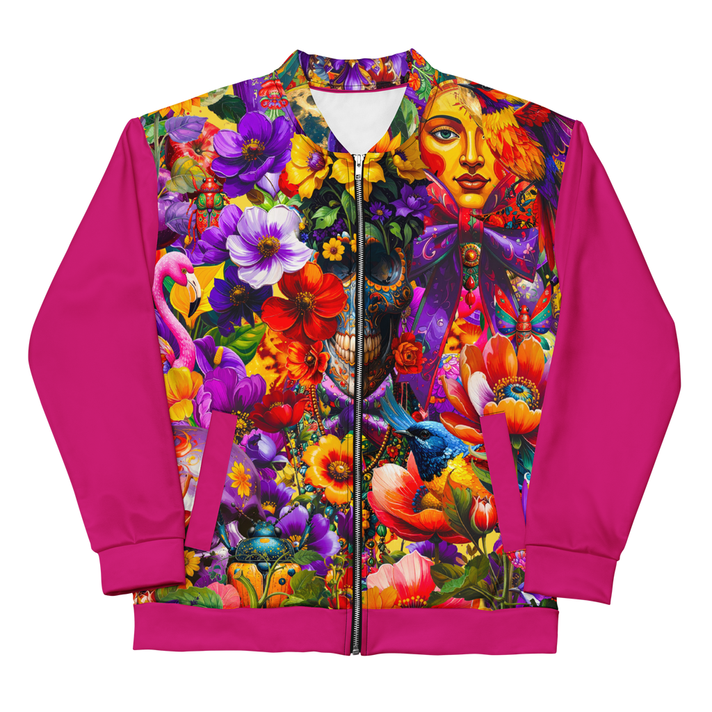 Unisex Bomberjacke Viva La Frida Magenta | Premium Streetwear Otto Strtwr