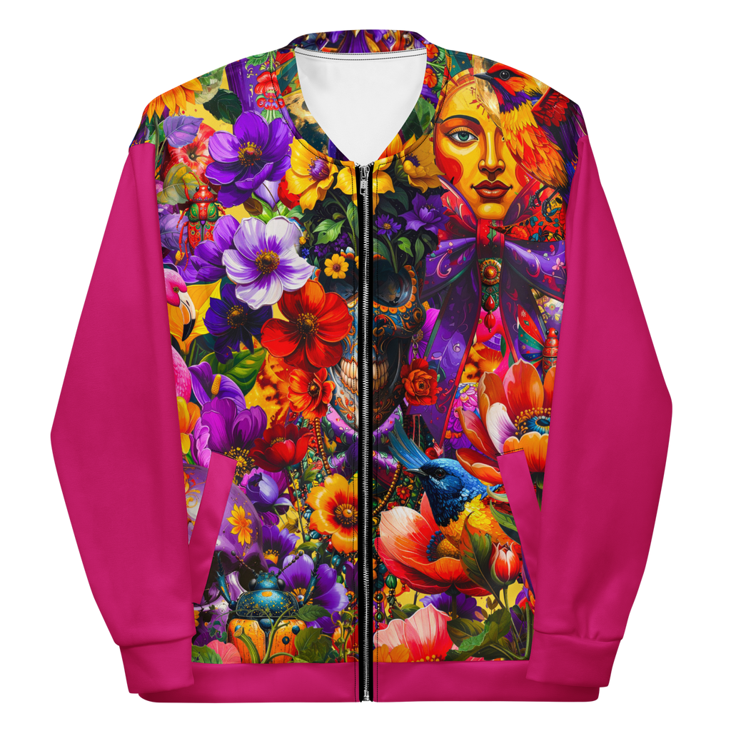 Unisex Bomberjacke Viva La Frida Magenta | Premium Streetwear Otto Strtwr
