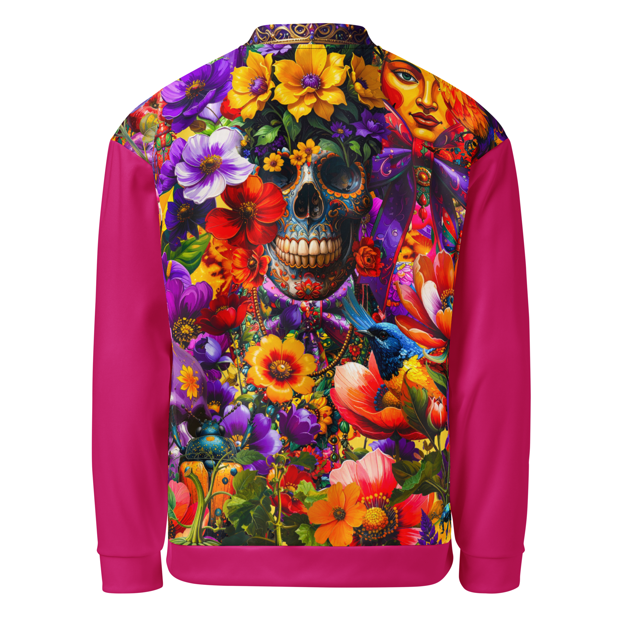 Unisex Bomberjacke Viva La Frida Magenta | Premium Streetwear Otto Strtwr