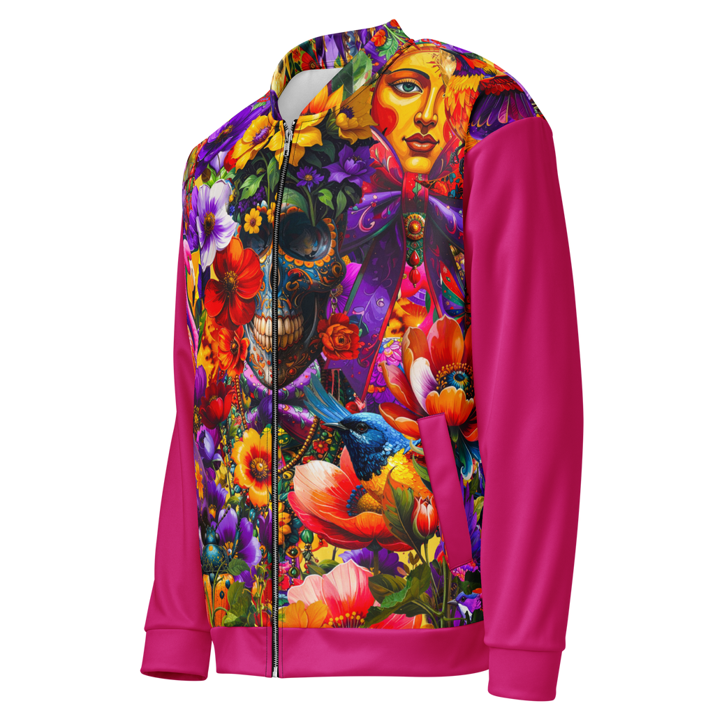 Unisex Bomberjacke Viva La Frida Magenta | Premium Streetwear Otto Strtwr
