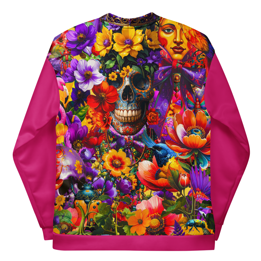 Unisex Bomberjacke Viva La Frida Magenta | Premium Streetwear Otto Strtwr