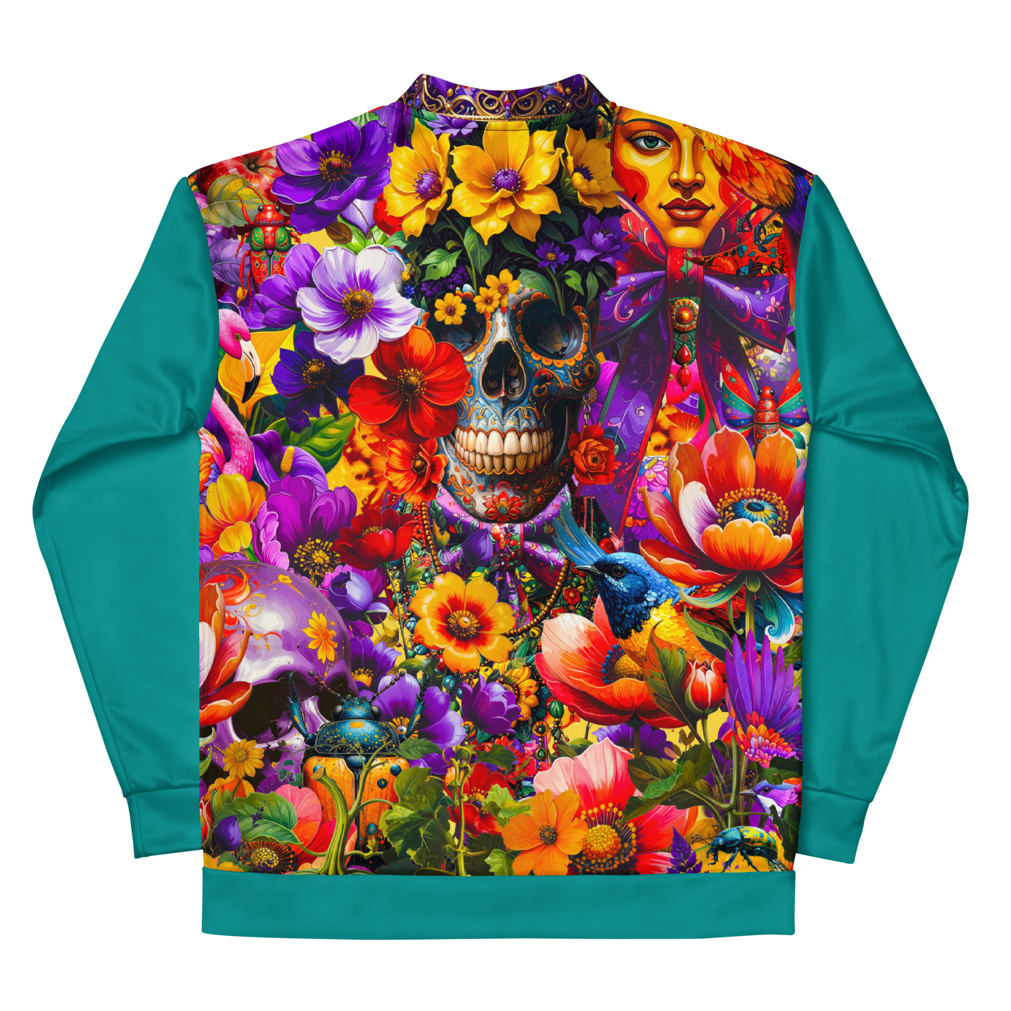 Unisex Bomberjacke Viva La Frida Petrol | Premium Streetwear Otto Strtwr