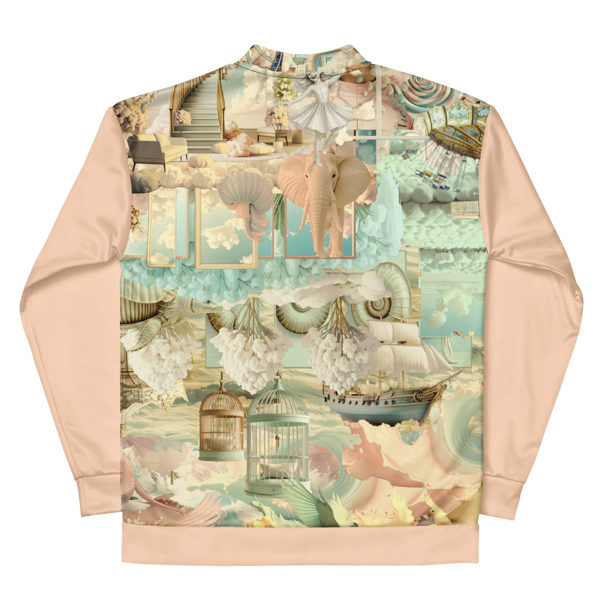 Unisex Bomberjacke Water For Elephants Rose | Premium Streetwear Otto Strtwr