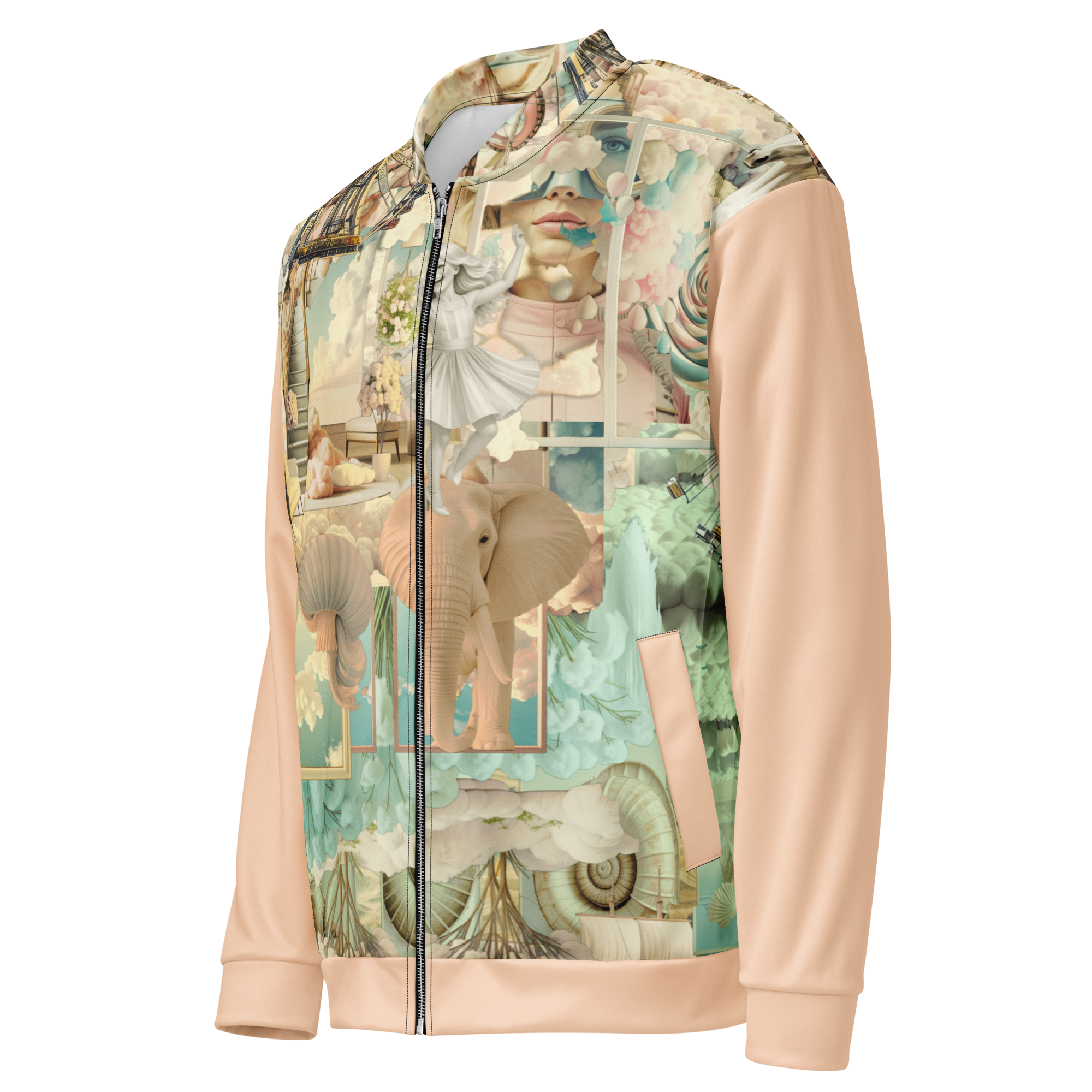 Unisex Bomberjacke Water For Elephants Rose | Premium Streetwear Otto Strtwr