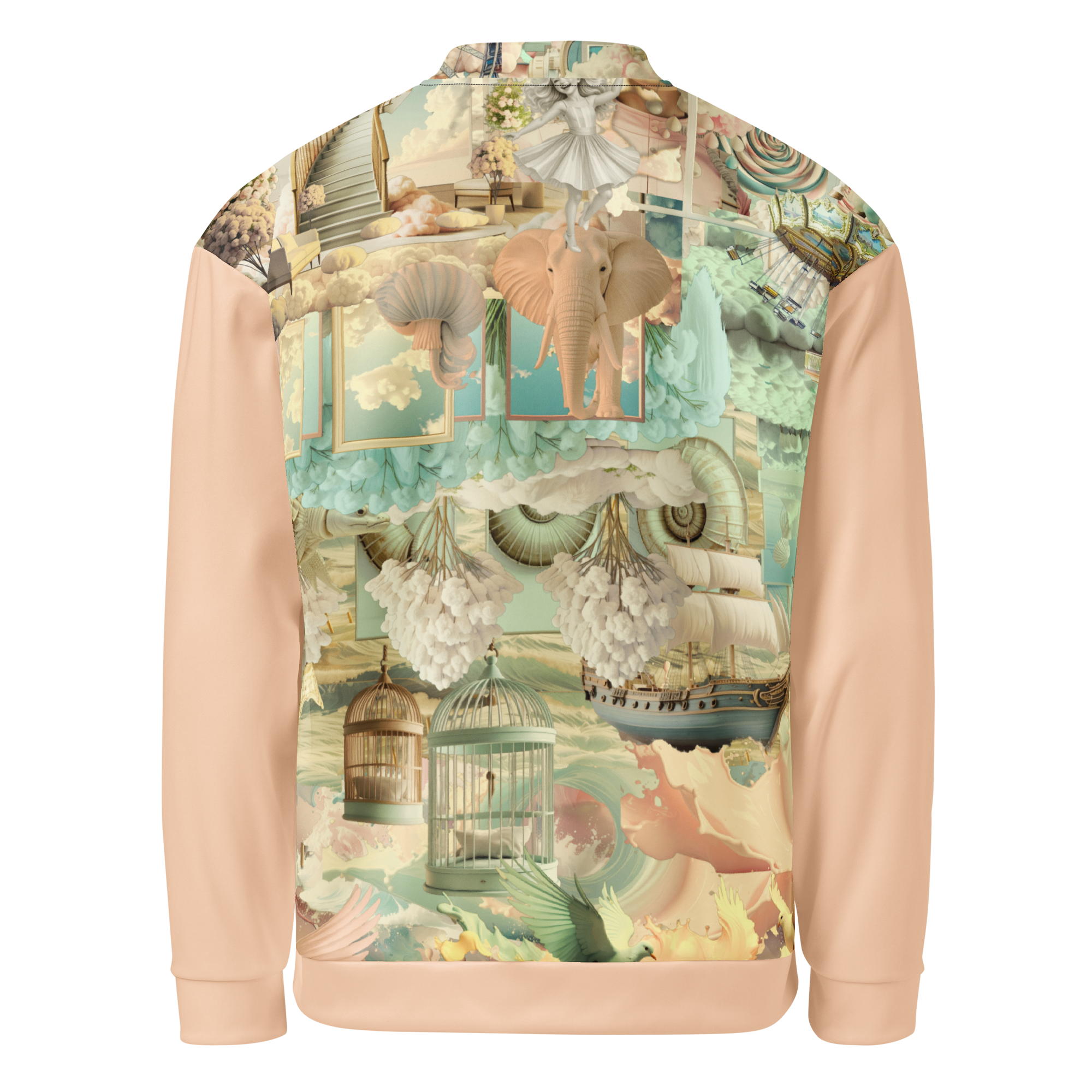 Unisex Bomberjacke Water For Elephants Rose | Premium Streetwear Otto Strtwr