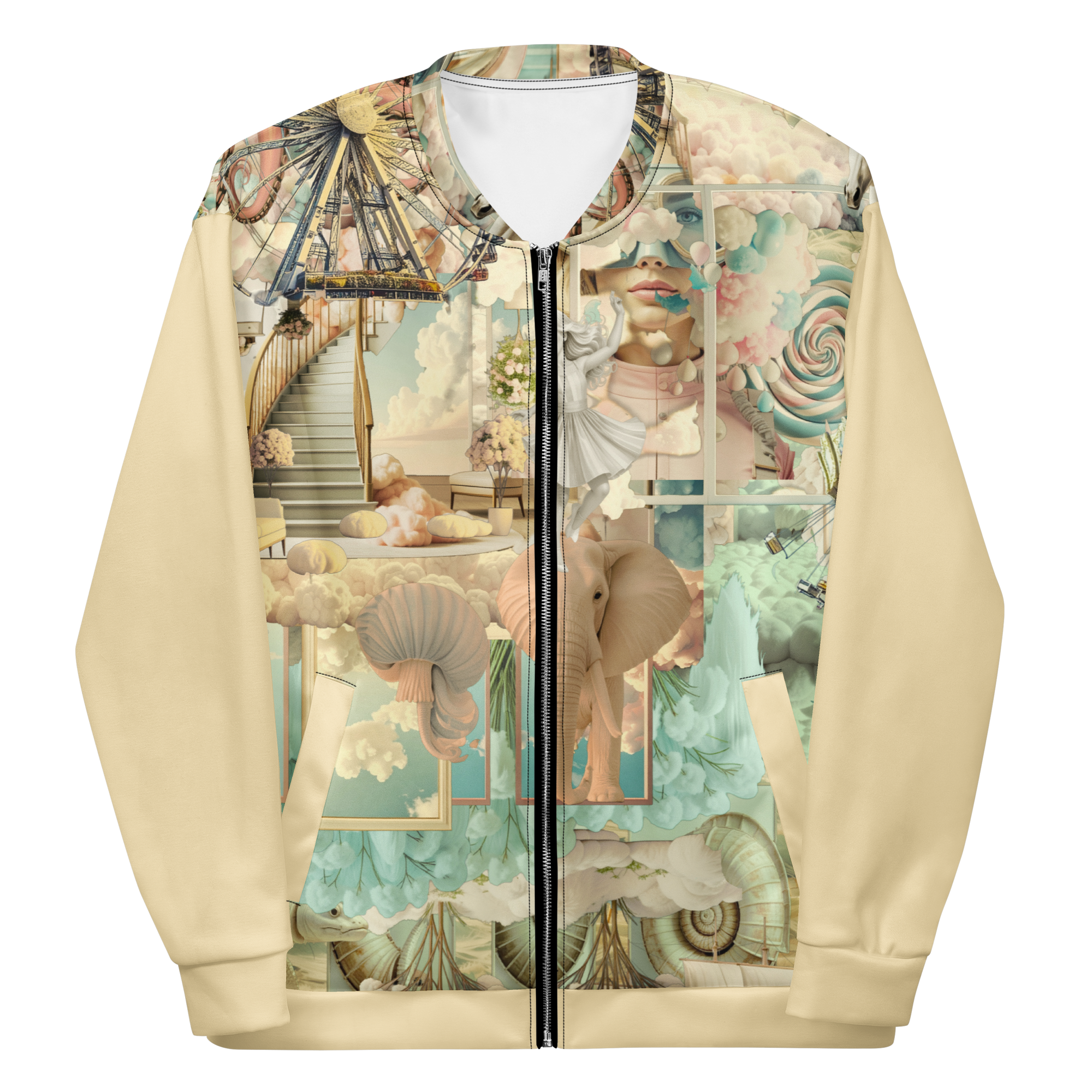 Unisex Bomberjacke Water For Elephants Sand | Premium Streetwear Otto Strtwr
