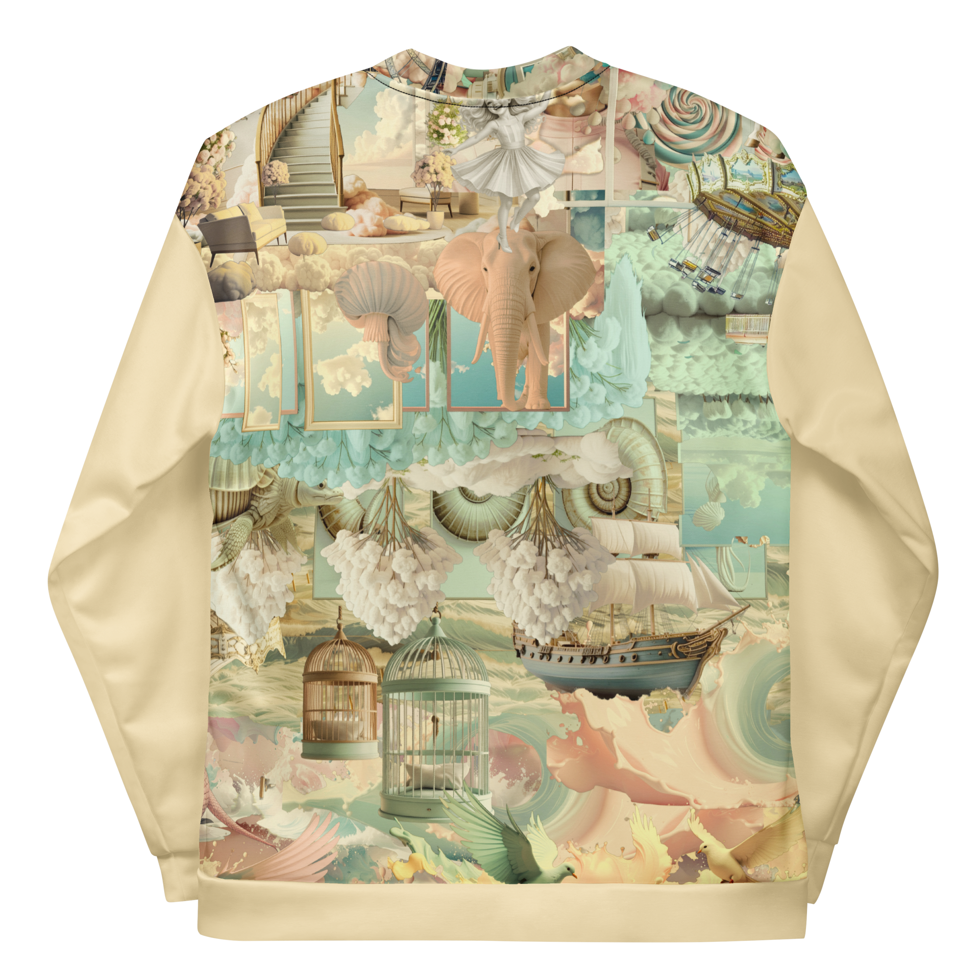 Unisex Bomberjacke Water For Elephants Sand | Premium Streetwear Otto Strtwr