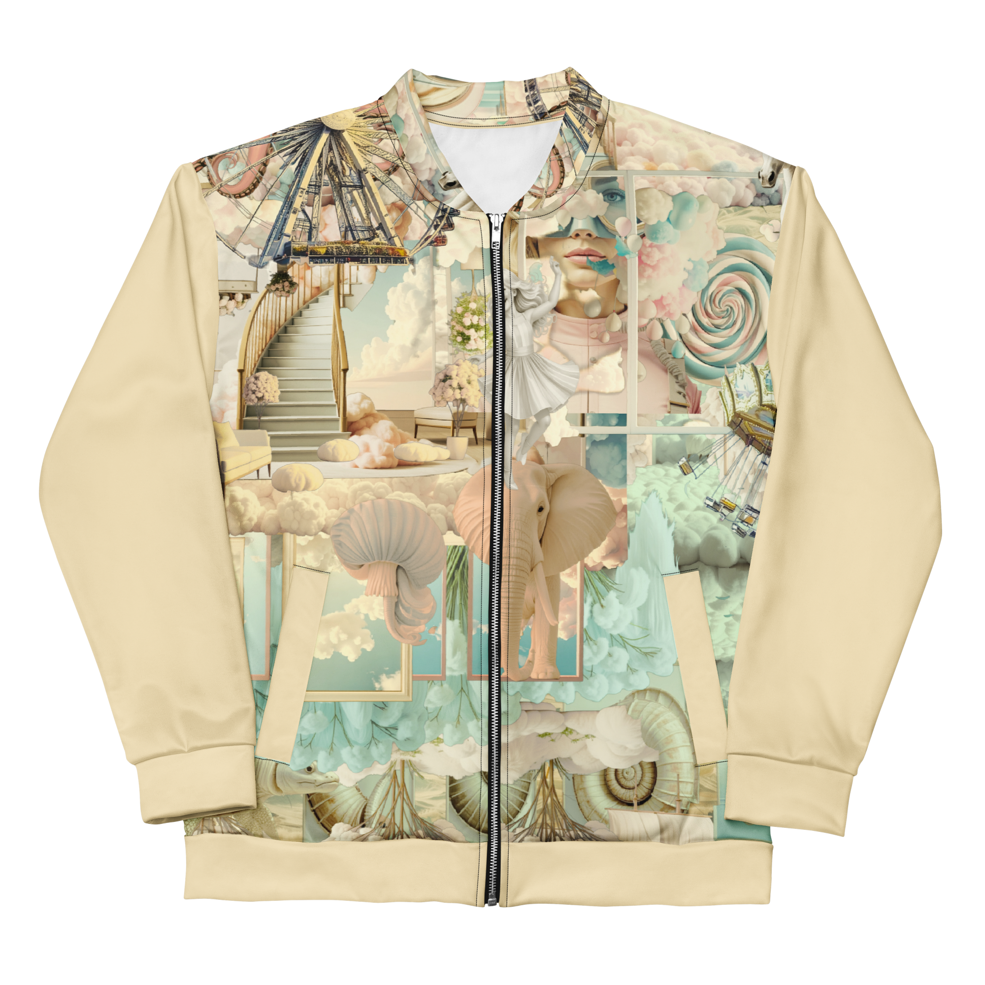 Unisex Bomberjacke Water For Elephants Sand | Premium Streetwear Otto Strtwr