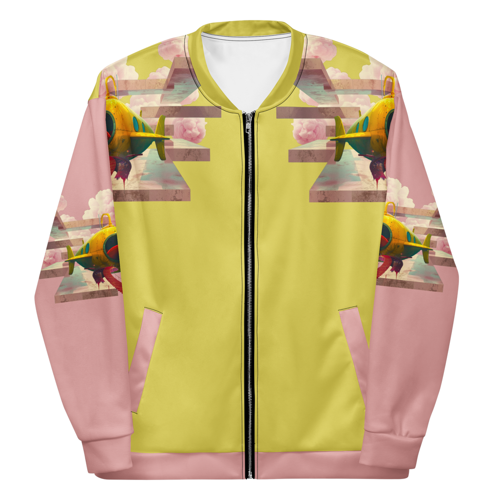 Unisex Bomberjacke Yellow Submarine Lemon/rosa | Premium Streetwear Otto Strtwr