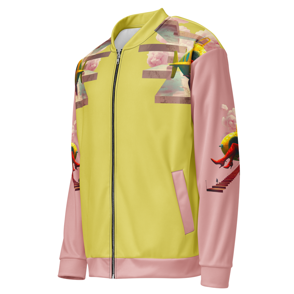 Unisex Bomberjacke Yellow Submarine Lemon/rosa | Premium Streetwear Otto Strtwr