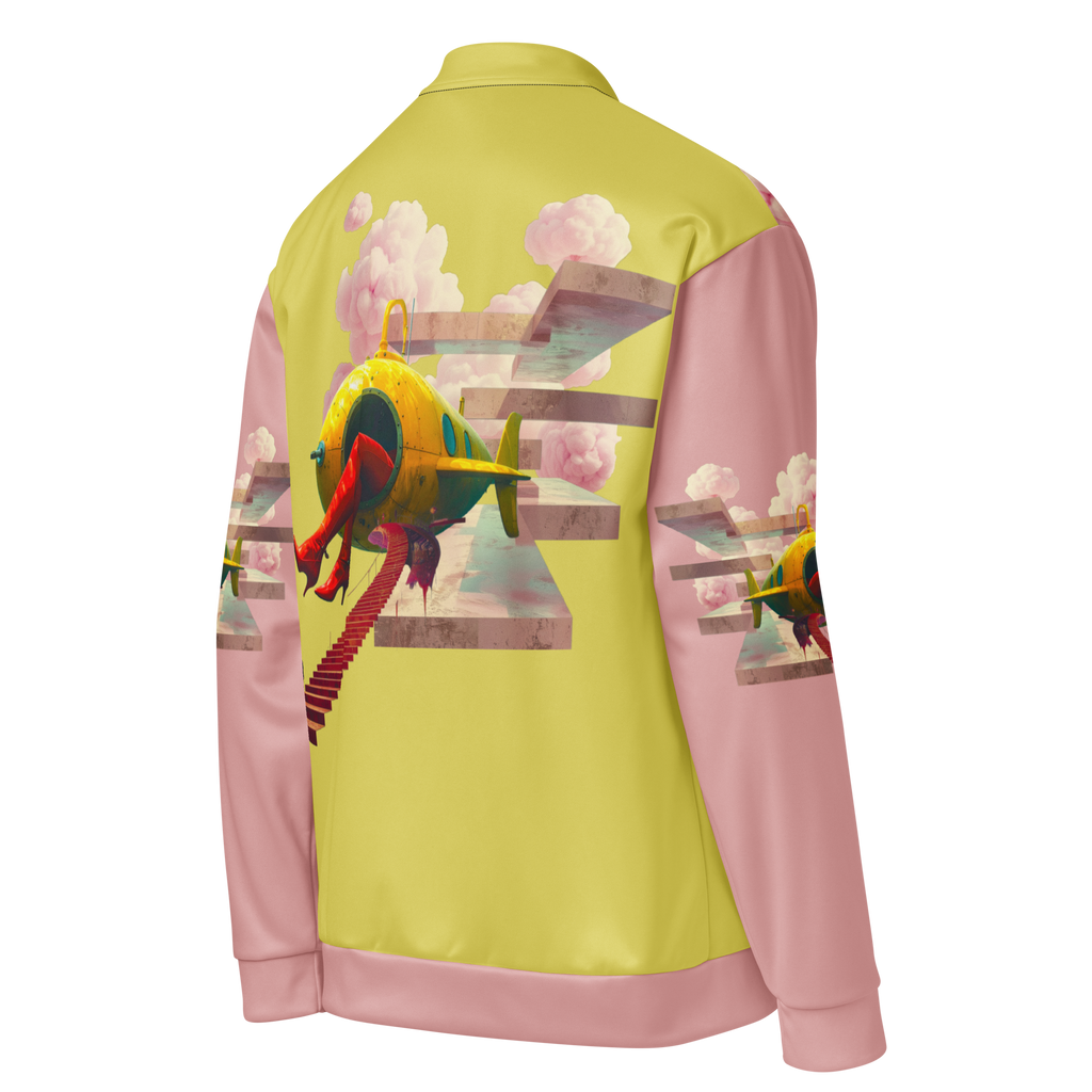 Unisex Bomberjacke Yellow Submarine Lemon/rosa | Premium Streetwear Otto Strtwr