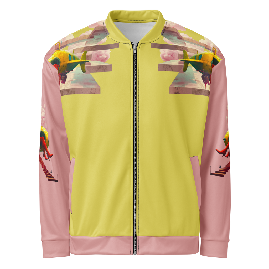 Unisex Bomberjacke Yellow Submarine Lemon/rosa | Premium Streetwear Otto Strtwr