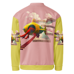 Unisex Bomberjacke Yellow Submarine Rosa/lemon | Premium Streetwear Otto Strtwr