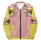 Unisex Bomberjacke Yellow Submarine Rosa/lemon | Premium Streetwear Otto Strtwr