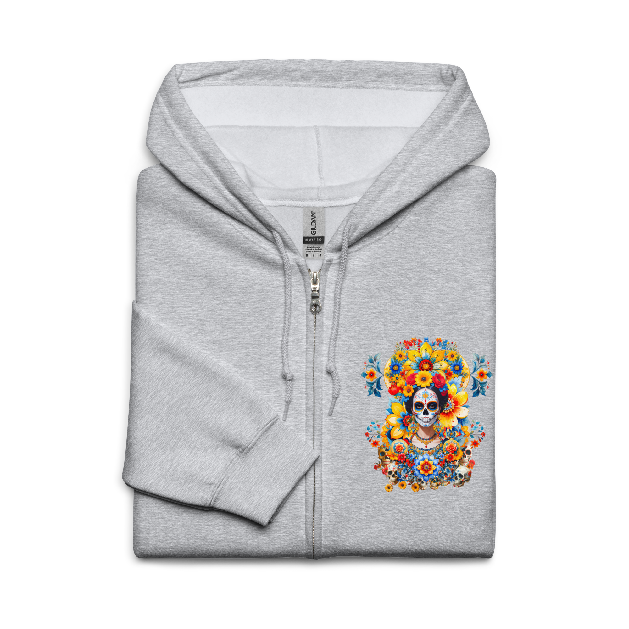 Unisex Heavy Blend Zip Hoodie Skull Garden Skull Garden Zip-hoodie – Heavy-blend Kapuzenjacke | Otto Strtwr