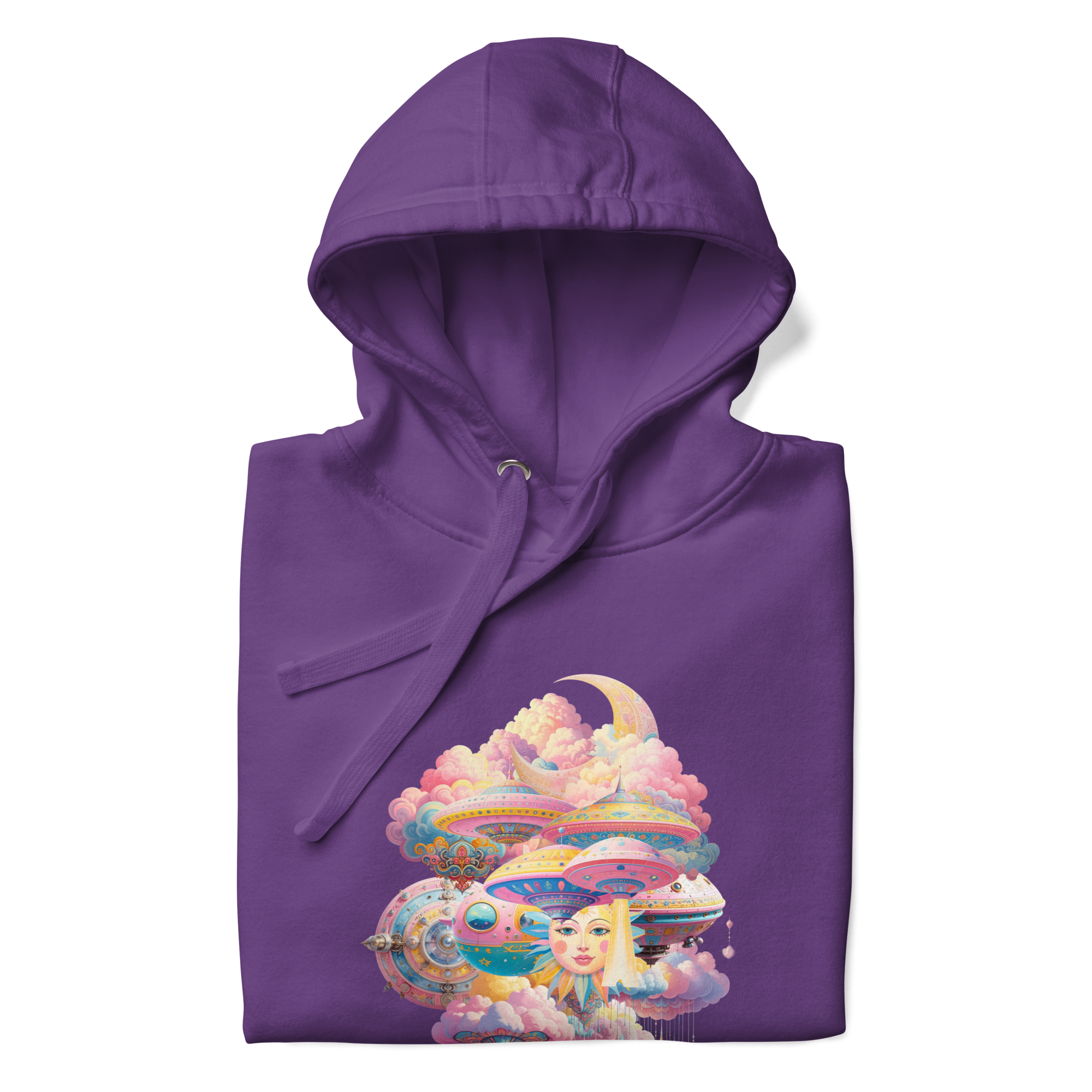 Unisex Hoodie aus Baumwolle Cosmic Clouds | Otto Strtwr Streetwear