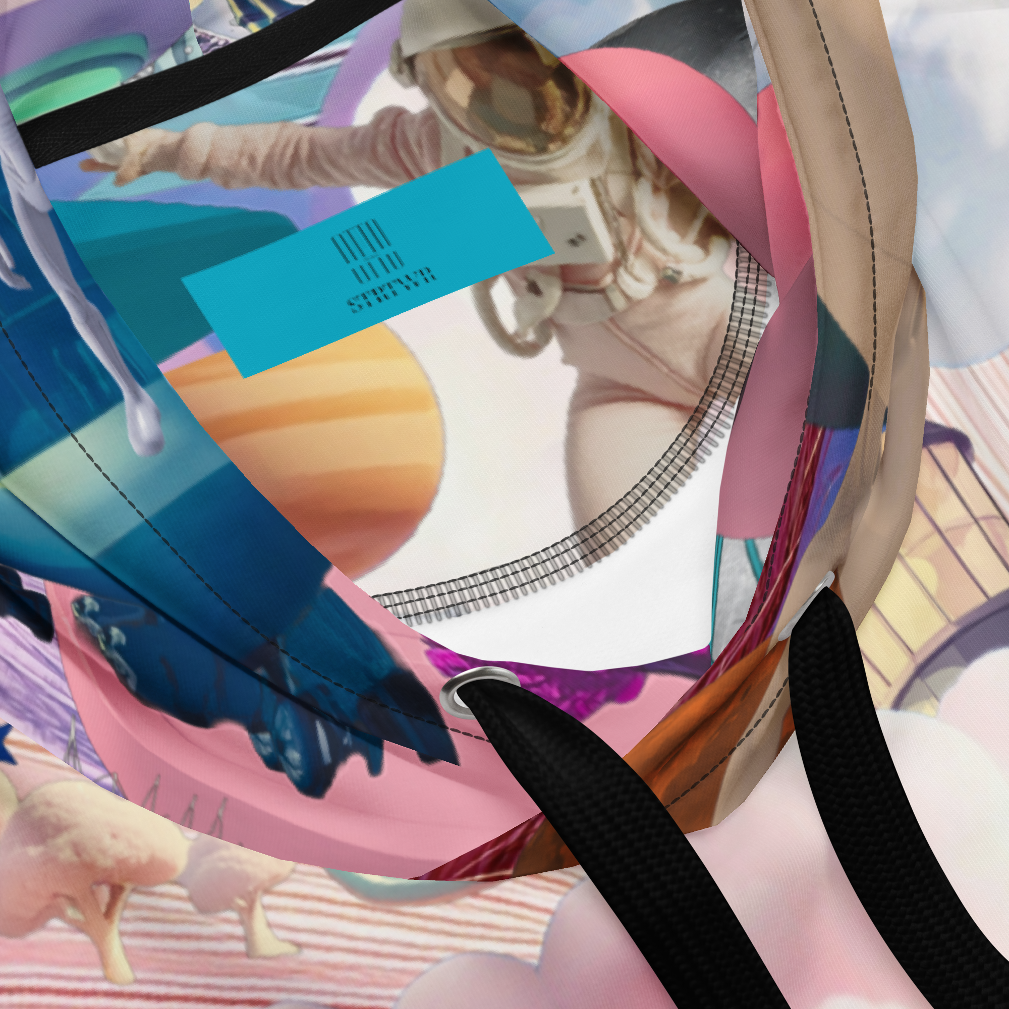 Unisex Hoodie mit Kapuze Alien Invasion Himmelblau | Premium Streetwear Otto Strtwr