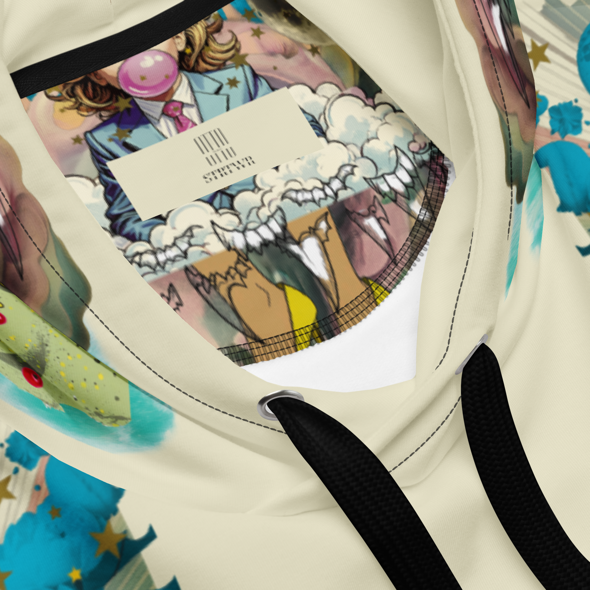 Unisex Hoodie mit Kapuze Bubble Gum Business Creme | Premium Streetwear Otto Strtwr